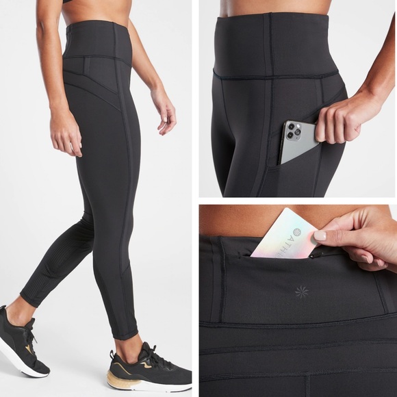 ATHLETA Vitality Rib 7/8 Tight Black NWT - Picture 6 of 11
